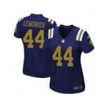 Women's Nike New York Jets #44 Corey Lemonier Limited Navy Blue Alternate NFL Jersey