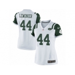 Women's Nike New York Jets #44 Corey Lemonier Limited White NFL Jersey