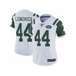 Women's Nike New York Jets #44 Corey Lemonier Vapor Untouchable Limited White NFL Jersey