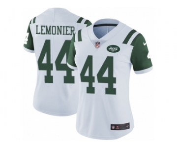 Women's Nike New York Jets #44 Corey Lemonier Vapor Untouchable Limited White NFL Jersey