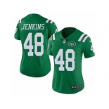 Women's Nike New York Jets #48 Jordan Jenkins Limited Green Rush NFL Jersey