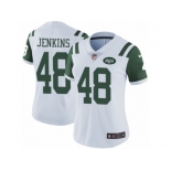 Women's Nike New York Jets #48 Jordan Jenkins Vapor Untouchable Limited White NFL Jersey