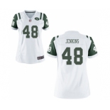 Women's Nike New York Jets #48 Jordan Jenkins White NFL Jersey