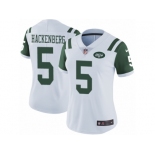 Women's Nike New York Jets #5 Christian Hackenberg Vapor Untouchable Limited White NFL Jersey