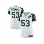 Women's Nike New York Jets #53 Mike Catapano Limited White NFL Jersey