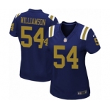 Women's Nike New York Jets #54 Avery Williamson Elite Navy Blue Alternate NFL Jersey