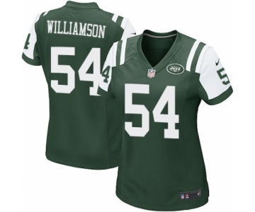 Women's Nike New York Jets #54 Avery Williamson Game Green Team Color NFL Jersey