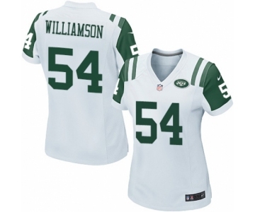 Women's Nike New York Jets #54 Avery Williamson Game White NFL Jersey