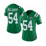 Women's Nike New York Jets #54 Avery Williamson Limited Green Rush Vapor Untouchable NFL Jersey