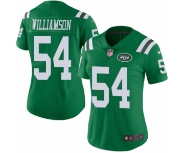 Women's Nike New York Jets #54 Avery Williamson Limited Green Rush Vapor Untouchable NFL Jersey