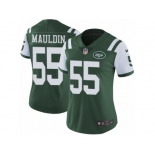 Women's Nike New York Jets #55 Lorenzo Mauldin Vapor Untouchable Limited Green Team Color NFL Jersey