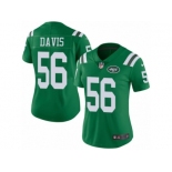 Women's Nike New York Jets #56 DeMario Davis Limited Green Rush NFL Jersey