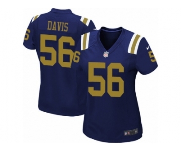 Women's Nike New York Jets #56 DeMario Davis Limited Navy Blue Alternate NFL Jersey