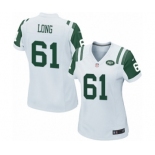 Women's Nike New York Jets #61 Spencer Long Game White NFL Jersey