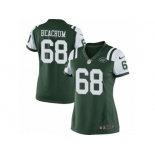 Women's Nike New York Jets #68 Kelvin Beachum Limited Green Team Color NFL Jersey