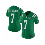 Women's Nike New York Jets #7 Chandler Catanzaro Limited Green Rush NFL Jersey