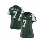 Women's Nike New York Jets #7 Chandler Catanzaro Limited Green Team Color NFL Jersey