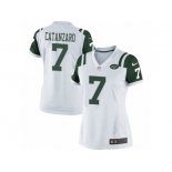 Women's Nike New York Jets #7 Chandler Catanzaro Limited White NFL Jersey