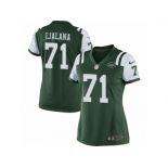 Women's Nike New York Jets #71 Ben Ijalana Limited Green Team Color NFL Jersey