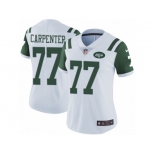 Women's Nike New York Jets #77 James Carpenter Vapor Untouchable Limited White NFL Jersey