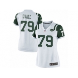 Women's Nike New York Jets #79 Brent Qvale Limited White NFL Jersey