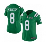 Women's Nike New York Jets #8 Cairo Santos Limited Green Rush Vapor Untouchable NFL Jersey