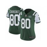 Women's Nike New York Jets #80 Wayne Chrebet Vapor Untouchable Limited Green Team Color NFL Jersey