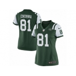 Women's Nike New York Jets #81 Quincy Enunwa Limited Green Team Color NFL Jersey