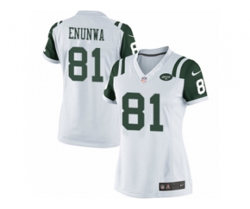 Women's Nike New York Jets #81 Quincy Enunwa Limited White NFL Jersey