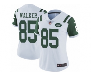 Women's Nike New York Jets #85 Wesley Walker Vapor Untouchable Limited White NFL Jersey