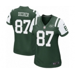 Women's Nike New York Jets #87 Eric Decker Green Team Color NFL Jersey