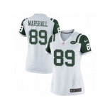 Women's Nike New York Jets #89 Jalin Marshall Limited White NFL Jersey