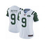 Women's Nike New York Jets #9 Bryce Petty Vapor Untouchable Limited White NFL Jersey