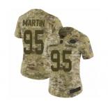 Women's Nike New York Jets #95 Josh Martin Limited Camo 2018 Salute to Service NFL Jersey