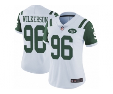 Women's Nike New York Jets #96 Muhammad Wilkerson Vapor Untouchable Limited White NFL Jersey