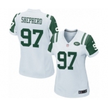 Women's Nike New York Jets #97 Nathan Shepherd Game White NFL Jersey