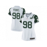 Women's Nike New York Jets #98 Mike Pennel Limited White NFL Jersey