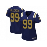 Women's Nike New York Jets #99 Steve McLendon Limited Navy Blue Alternate NFL Jersey