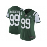 Women's Nike New York Jets #99 Steve McLendon Vapor Untouchable Limited Green Team Color NFL Jersey