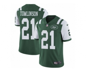 Youth Nike New York Jets #21 LaDainian Tomlinson Vapor Untouchable Limited Green Team Color NFL Jersey