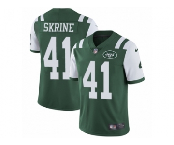 Youth Nike New York Jets #41 Buster Skrine Vapor Untouchable Limited Green Team Color NFL Jersey