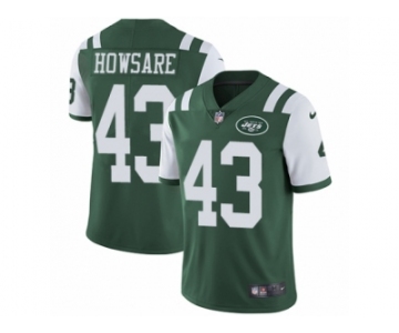 Youth Nike New York Jets #43 Julian Howsare Vapor Untouchable Limited Green Team Color NFL Jersey