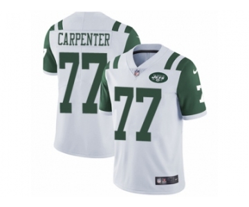 Youth Nike New York Jets #77 James Carpenter Vapor Untouchable Limited White NFL Jersey