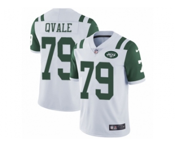 Youth Nike New York Jets #79 Brent Qvale Vapor Untouchable Limited White NFL Jersey