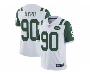 Youth Nike New York Jets #90 Dennis Byrd Vapor Untouchable Limited White NFL Jersey