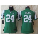 nike women jerseys new york jets #24 darrelle revis green[nike]