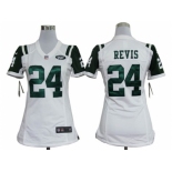 nike women nfl jerseys New York Jets #24 Darrelle Revis White[nike]