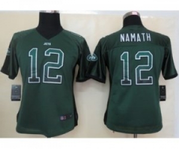 nike women nfl jerseys new york jets #12 joe namath green[Elite drift fashion]