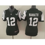 nike women nfl jerseys new york jets #12 joe namath green[nike]