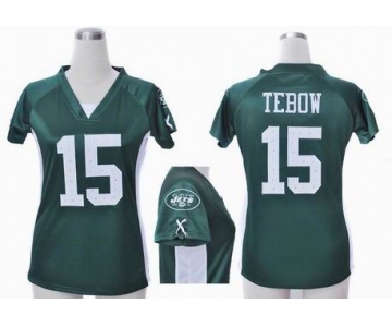 nike women nfl jerseys new york jets #15 tebow green[draft him ii top]